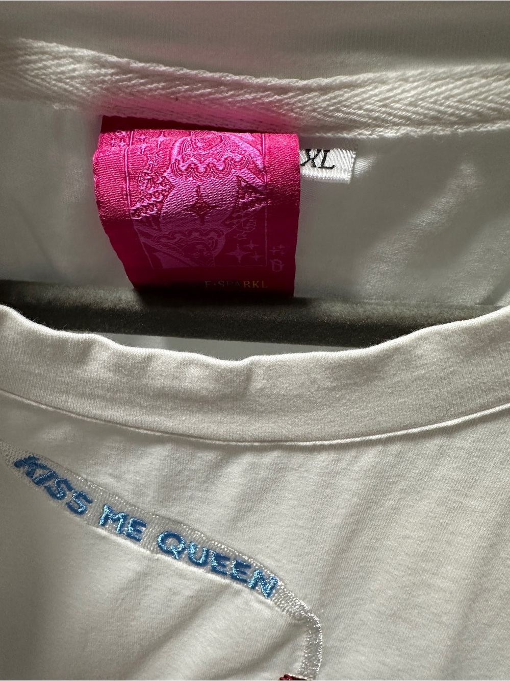 Queen of  Sparkles Metallic Hershey Kiss Graphic Tee - - Picture 5 of 6